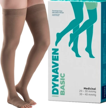 Imagem MEIA SIGVARIS 7/8 BASIC DYNAVEN - 20-30mmHg