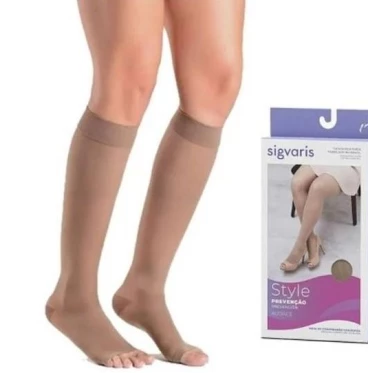Imagem MEIA DE COMPRESSÃO AUDACE 15-20mmHg 3/4 PANTURRILHA - SIGVARIS