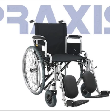 Imagem CADEIRA DE RODAS FRANKFURT 110KG EP REF 1059 - PRAXIS